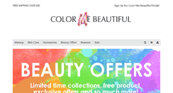 Desktop Screenshot of colormebeautiful.com